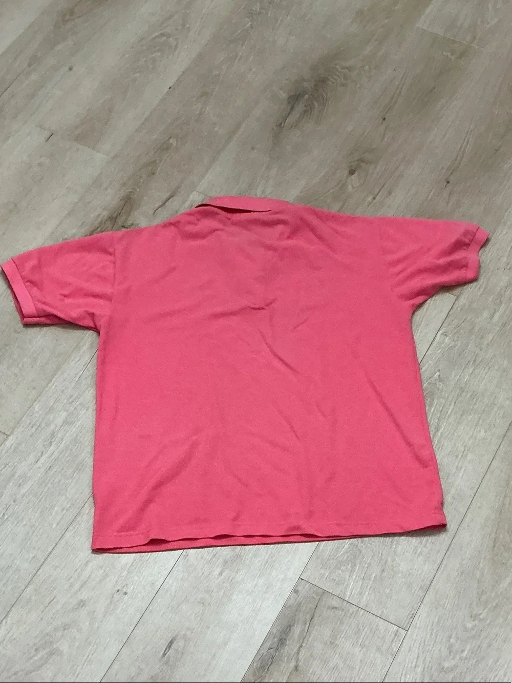 Lacoste Men's Pink Short-Sleeve Polo